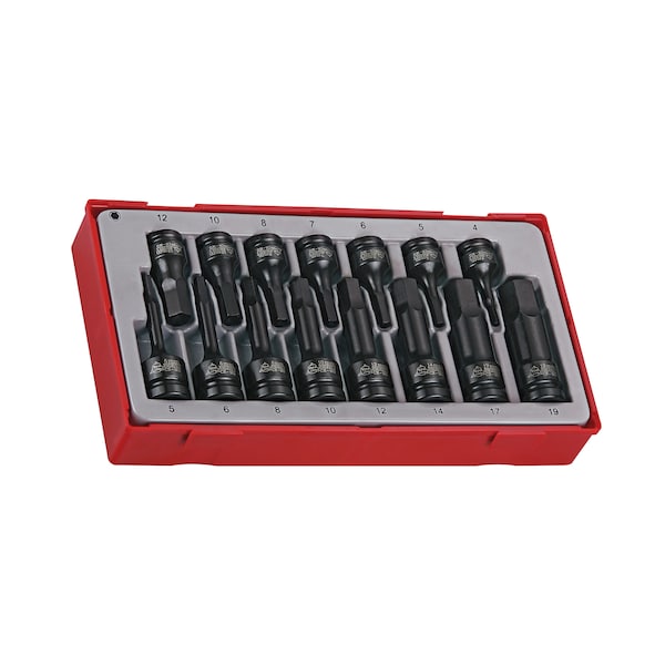 15 Piece 3/8"-1/2" Drive Impact Hex Bit Set
